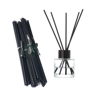 Bâtonnets diffuseurs en fibres naturelles vertes et beiges, lots de bâtonnets parfumés durables 20CM 30CM - Product Image 5