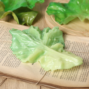 Modèles de légumes artificiels en forme de laitue, fausses feuilles de laitue, décorations pour salles de modélisation, décorations pour restaurants de fondue, accessoires photo - Product Image 4