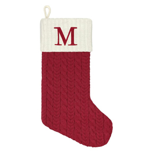 Wholesale Custom Kids Candy Storage Embroidery Santa <b>Red</b> Velvet Luxury <b>Christmas</b> <b>Stockings</b> XMAS Plush for Embroidery - Product Image 1