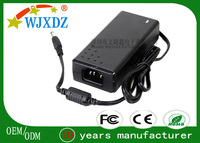 Adaptateurs secteur pour prise murale, chargeur de bureau, coque en plastique, sortie unique 12V 6A 72W, convertisseur transformateur AC DC, garantie 2 ans, EMC