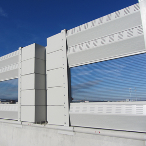 <span class=keywords><strong>Barrière</strong></span> <span class=keywords><strong>acoustique</strong></span> de bruit de pont extérieur en aluminium de <span class=keywords><strong>barrière</strong></span> <span class=keywords><strong>acoustique</strong></span> en métal de route - Product Image 2