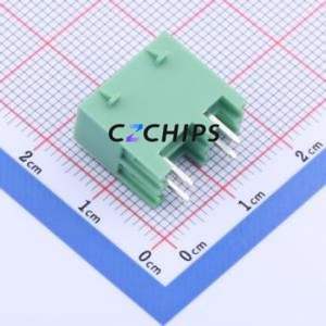 KF2EDGKVG-3.81-2*2P Plug-in Terminal Block Through hole,P=3.81mm Connector Board-to-Board / Socket - Closed 2x2P 3.81mm Green - Product Image 2