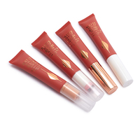 Tube souple en plastique de 15 ml pour crème BB, fond de teint liquide et brillant à lèvres - Emballage cosmétique