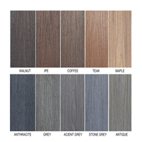Co-extrusion plastique bois Euro Composite Decking grande remise Double couleur conseil 148*23mm pour jardin extérieur piscine balcon