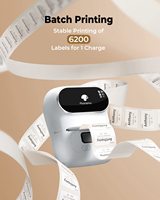 Imprimante d'étiquettes à codes-barres Phomemo M110, étiqueteuse thermique portable améliorée pour les petites entreprises, l'adresse, le bureau et la maison