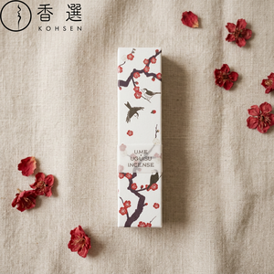 Porta Incienso Kosaido ENGIMONO Ume Uguisu (Flor de Ciruelo y Ruiso) de Bambú Aromático para el Hogar y la Oficina - Product Image 4