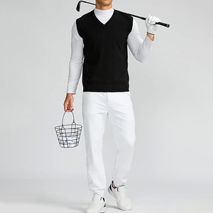 Ropa Deportiva para Hombre, Pantalones de Golf Elásticos Personalizados, Casuales, Ligeros, Transpirables, de Spandex/Poliéster - Product Image 1