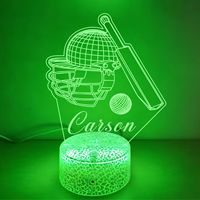Lampe LED personnalisée en forme de ballon de football américain, cadeau, veilleuse, cadeau de Noël ou d'anniversaire pour joueur de football