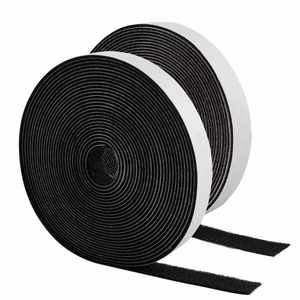 Tapis de sol de voiture en tissu nylon avec boucle adhésive, velcro à forte adhérence, rubans auto-agrippants à découper librement - Product Image 4