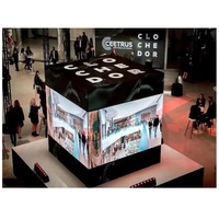 Cubes LED d'intérieur écran d'affichage signe mur vidéo 90 degrés colonne d'angle pilier Cube écran d'affichage LED