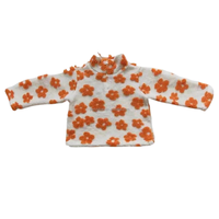Yiwu Ruidian 2024 pull en laine chaud pour filles petite fille Sherpa col montant fleur à capuche manteaux et vêtements d'extérieur