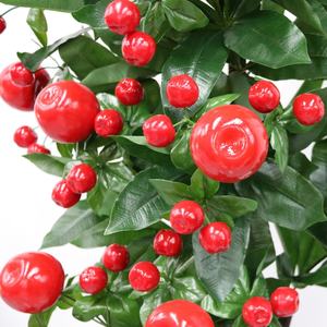 Simulation artificielle personnalisable plante décorative les racines du poteau de Jade doré sont pleines de pommes jaunes arbre fruitiers - Product Image 5