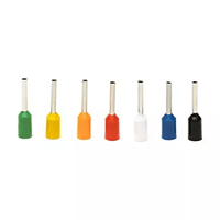 Type de broche borne pressée à froid broche Double fil Tube pré-isolé cuivre Tube fin connecteurs bornes