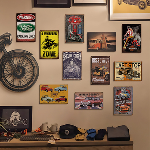 Popolare vendita all'ingrosso personalizzato 20x30 <span class=keywords><strong>cm</strong></span> Pre-forato in metallo targa segno di decorazione per la casa decorazione del Garage - Product Image 2