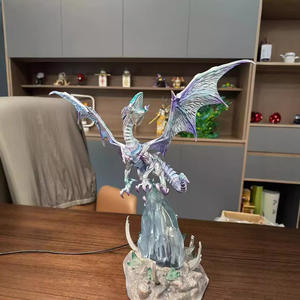 Haute Qualité Led Blue-Eyes <span class=keywords><strong>Blanc</strong></span> <span class=keywords><strong>Dragon</strong></span> Yu-Gi-Oh Anime Figure Duel Monsters Figure Modeli Anime Figurines <span class=keywords><strong>Dragon</strong></span> Modèle - Product Image 3