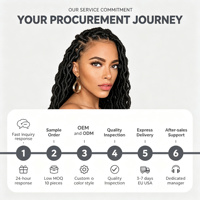 Extensions de cheveux synthétiques en soie Yaki pour tresses et perruques, style dreadlocks, type Gypsy Locs, double tissage machine, qualité supérieure, pour l'Europe, l'Amérique et le Japon
