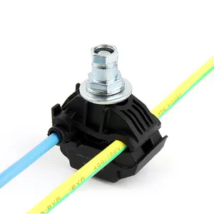 PC Type Abc Cable Accessories Waterproof Low Voltage Insulation Piercing Connector Black Standard Power Female Connector ISO9001