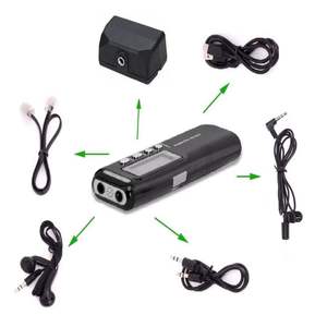 Enregistreur vocal numérique compact 8 Go, enregistreur vocal téléphonique, dictaphone, lecteur MP3, activation vocale, <span class=keywords><strong>VAR</strong></span>, boucle de répétition A-B - Product Image 6