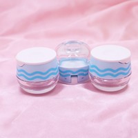 Offre Spéciale – Flacon Vide Transparent Style Vague Estivale pour Baume à Lèvres avec Applicateur Brosse – Direct Usine Chinoise d'Emballages Cosmétiques