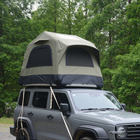 Carpa de Techo Plegable para Acampar al Aire Libre, Impermeable, para las Cuatro Estaciones, con Tela Oxford, Techo de Apertura Rápida para SUV, Una Habitación