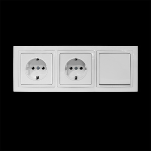 All Mode Wall <strong>Switch</strong> and Socket <strong>Supplier</strong> EU Standard Light <strong>Switch</strong> - Product Image 1
