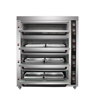 Horno de panadería eléctrico con convección para donuts, para restaurante, con piedra refractaria industrial - Product Image 6