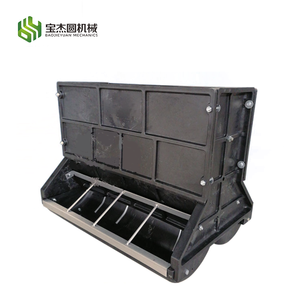 Nhựa vỗ béo màu đen hai mặt hoàn thiện Lợn khô ướt thức ăn máng ăn thiết bị cho ăn Hog máng cho lợn - Product Image 4