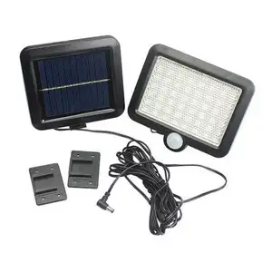 Nieuwste Cob 120 Led Solar Tuin Licht Outdoor IP65 Waterdichte Smart Sensor Led Solar Veiligheid Wall Light Tuinpad Yard lamp