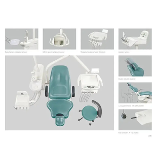 Vendita calda ST-D520 Foshan Suntem polifunzionale fornitore di sedie per denti listino attrezzature per sedia dentale - Product Image 2
