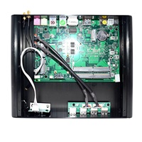 Núcleo de ordenador compacto sin ventilador, ranura i7 5500U 8565U M.2 para SATA3.0 con Mini PCI E Wi-Fi, mini pc de escritorio