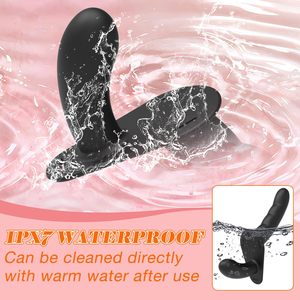 Remote Control Strap on Vibrating Silicone Dildo Adjustable Harness Double-Ended Lesbian Sex Wearable Dildo Vibrator <strong>for</strong> <strong>Women</strong> - Product Image 6