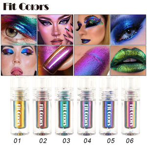 <span class=keywords><strong>Palette</strong></span> de six fards à paupières liquides effet caméléon, waterproof, brillance métallique, <span class=keywords><strong>film</strong></span> protecteur, longue tenue - Product Image 4