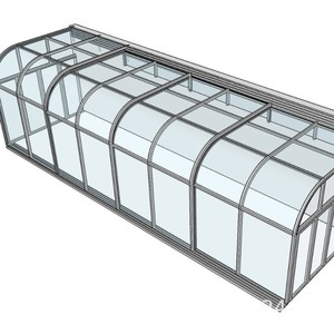 Trung Quốc cơ giới trượt mái nhà trời cho hồ bơi điện hồ bơi sunroom - Product Image 4