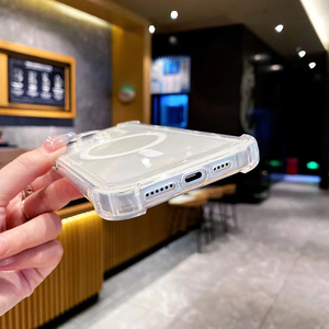 Bốn góc chống thả trong suốt không dây sạc trường hợp đối với iPhone 16 15 14 13 12 11 tất cả các vòng bảo vệ trường hợp - Product Image 5