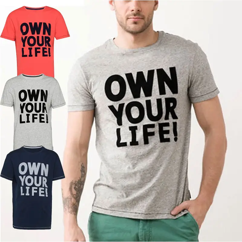 Camisetas de algodão 100%, alta qualidade, estampadas, personalizadas, casual, multicolor, lisa, para homens