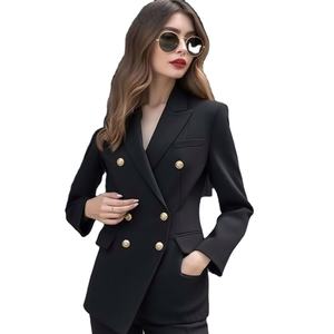 Custom Apparel High Quality Classy <strong>Ladies</strong> Business Suits Short Double Breasted Blazer Women's Suits <strong>Tuxedo</strong> Woman Blazer <strong>Jacket</strong> - Product Image 1