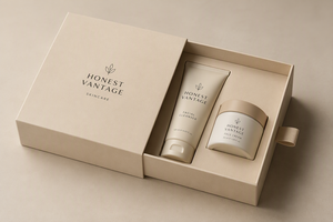 Caja de Regalo Cosmética con Logotipo Personalizado, Caja de Embalaje Magnética de Papel para Crema Facial, Limpiador en Tubo, Set de Productos para el Cuidado de la Piel - Product Image 3