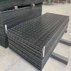 Hot bán bảo vệ đường bộ mat HDPE Giàn Khoan Thảm xây dựng xe tải tạm thời Road Mat 4*8