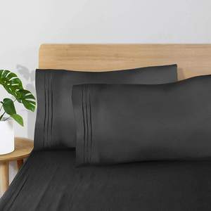 แผ่นเตียงสำหรับบ้า<span class=keywords><strong>น</strong></span>และโรงแรม,ชุดผ้าปูที่นอนหรูหราสีพื้นจำ<span class=keywords><strong>น</strong></span><span class=keywords><strong>วน</strong></span>4ชิ้นชุดเตียงคู่ข<span class=keywords><strong>น</strong></span>าดคิงไซส์ควี<span class=keywords><strong>น</strong></span>ไซส์ - Product Image 5