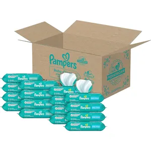 Vente en gros de lingettes bio parfumées pour bébé lingettes propres combo eau pure nettoyage mains visage tissu humide