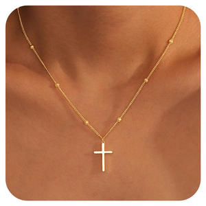 B1-283 hongtong มาใหม่สแตนเลสเงางามเพทายมินิมอลเครื่องประดับแฟชั่นอินเทรนด์ขายส่งจี้สร้อยคอ - Product Image 5