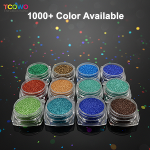 TCOWO Polvo de Uñas Brillante Metálico Ultrafino de 0.2mm, No Tóxico, para Decoración de Uñas, Navidad y Fiestas - Product Image 2