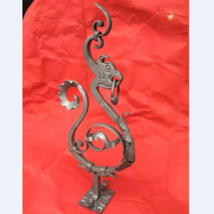 Balustre carré en fer forgé de 9/16 po pour intérieur, avec panier, marteau d'<span class=keywords><strong>escalier</strong></span> intérieur martelé pour la décoration de rampes en <span class=keywords><strong>bois</strong></span> - Vente en gros - Product Image 6