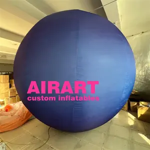 छुट्टी स्पेशल बैंगनी ग्रह Inflatable गुब्बारा Inflatable चंद्रमा