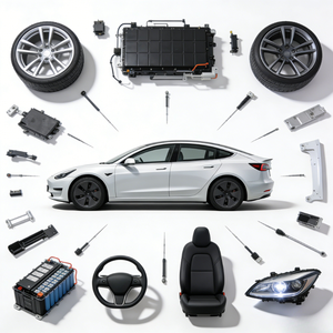 Ensemble de feux arrière et de spoiler de pare-chocs avant de qualité OEM pour Tesla Model 3 2017-2023 Accessoires - Product Image 4