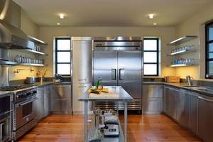 Armoire de cuisine modulaire en acier inoxydable Balom, design moderne - Product Image 3