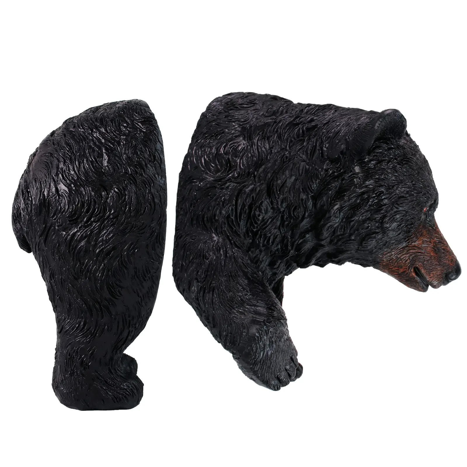 Cross-border Hot Sales Urso Preto Jardim Estátua Arte Outdoor Decoração Escultura Pendurar em uma árvore