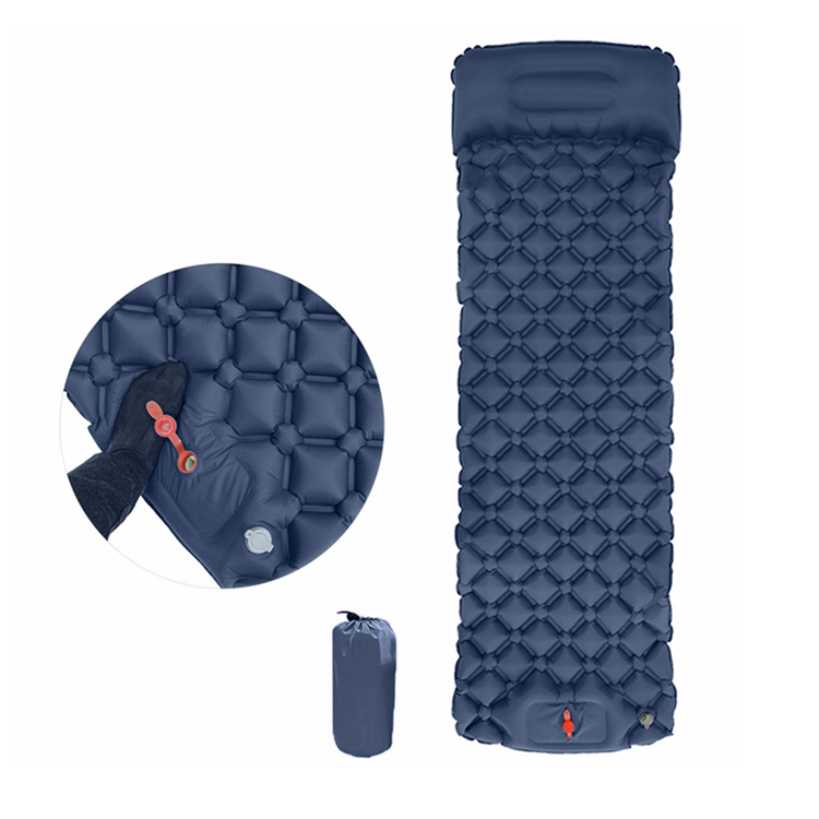 Timecreate Waterproof Foldable Inflatable Outdoor Travel Mat Self-Inflating Mat Sleeping Pad Camping Mat