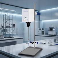 Agitador Eléctrico de Sobremesa JINGFEI OES-100 de 100W |   Mezclador de Laboratorio de 2500 RPM con Velocidad Variable para Mezclar 15L de Materiales de Viscosidad Media