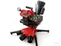 Meriam Air Pemadam Kebakaran Jarak Jauh 85m, Kontrol Remote, 80L/S, Desain Modular 3-Inlet, Fleksibel, Dapat Disesuaikan untuk Kebakaran Industri